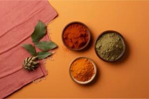 Henné en poudre, préparation de la coloration